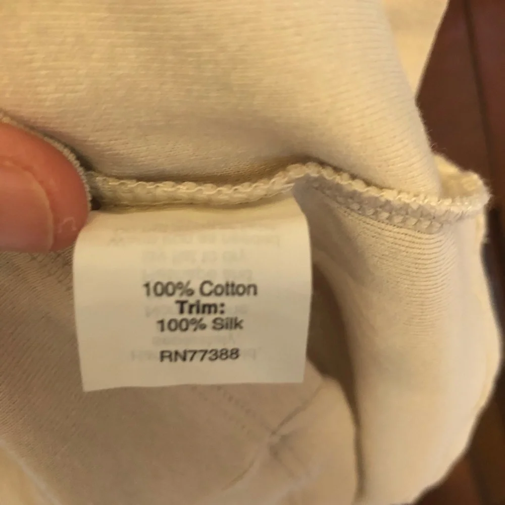 J. Crew Cream Embellished Tank Top | Size